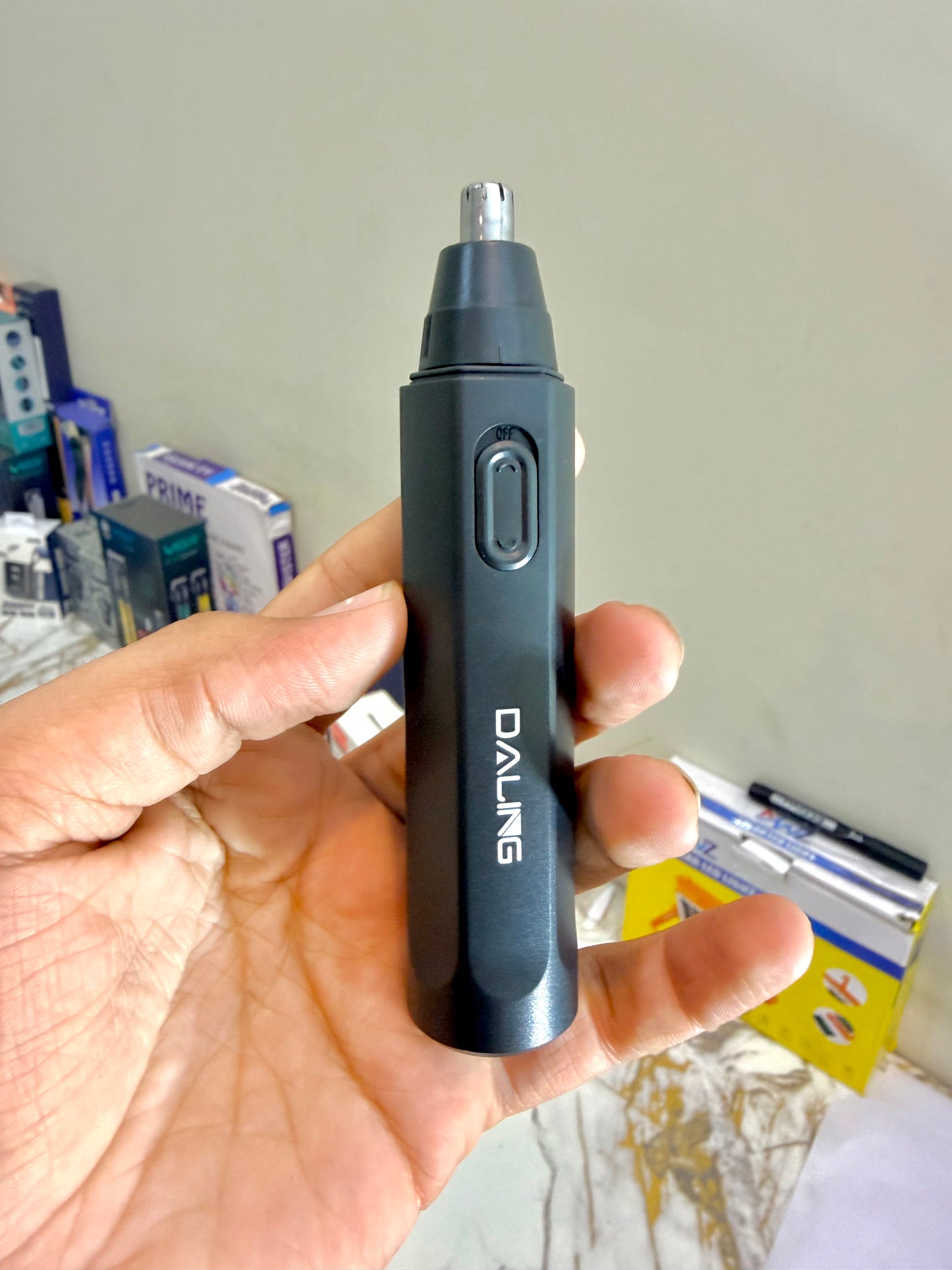 Daling DL-1808 2-in-1 Trimmer & Nose Hair Machine – Type-C ✂️⚡