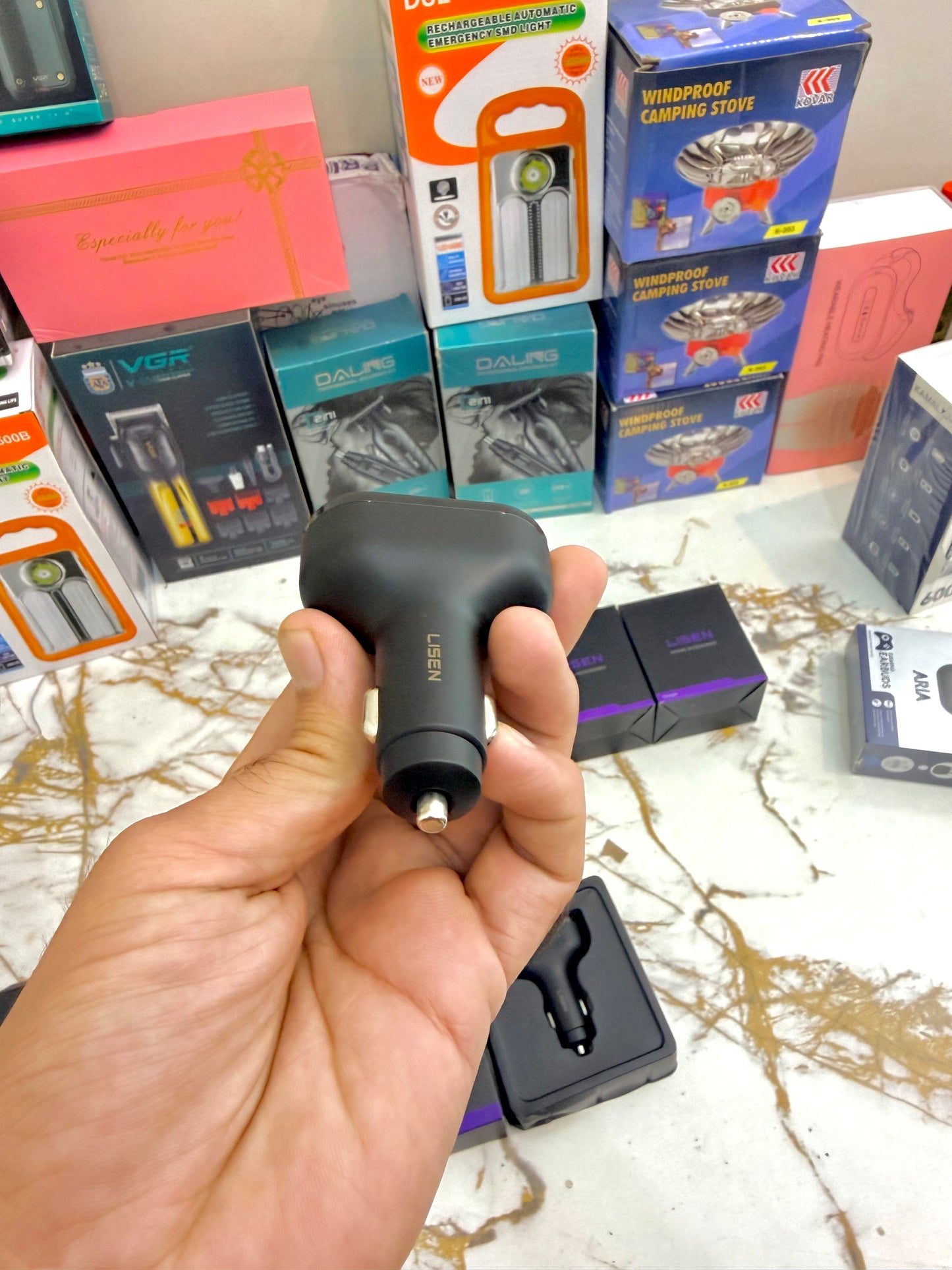 ⚡ LISEN 36W 4-in-1 USB-C Car Charger Adapter | SUPER FAST CHARGING