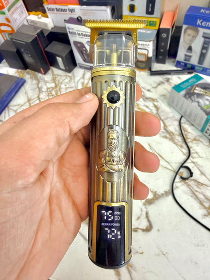 Daling 1677 Digital Display Trimmer with T-Blade | 120-Min Battery