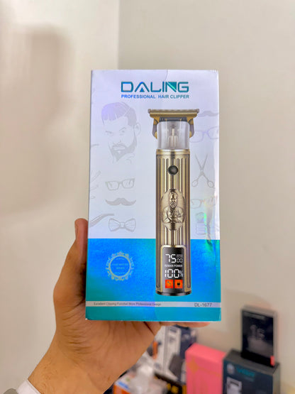 Daling 1677 Digital Display Trimmer with T-Blade | 120-Min Battery