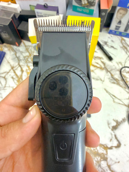 Daling RF-699 Professional Hair Clipper – Digital Display, 7 Guide Combs, 5H Runtime