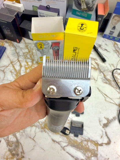 Daling RF-699 Professional Hair Clipper – Digital Display, 7 Guide Combs, 5H Runtime