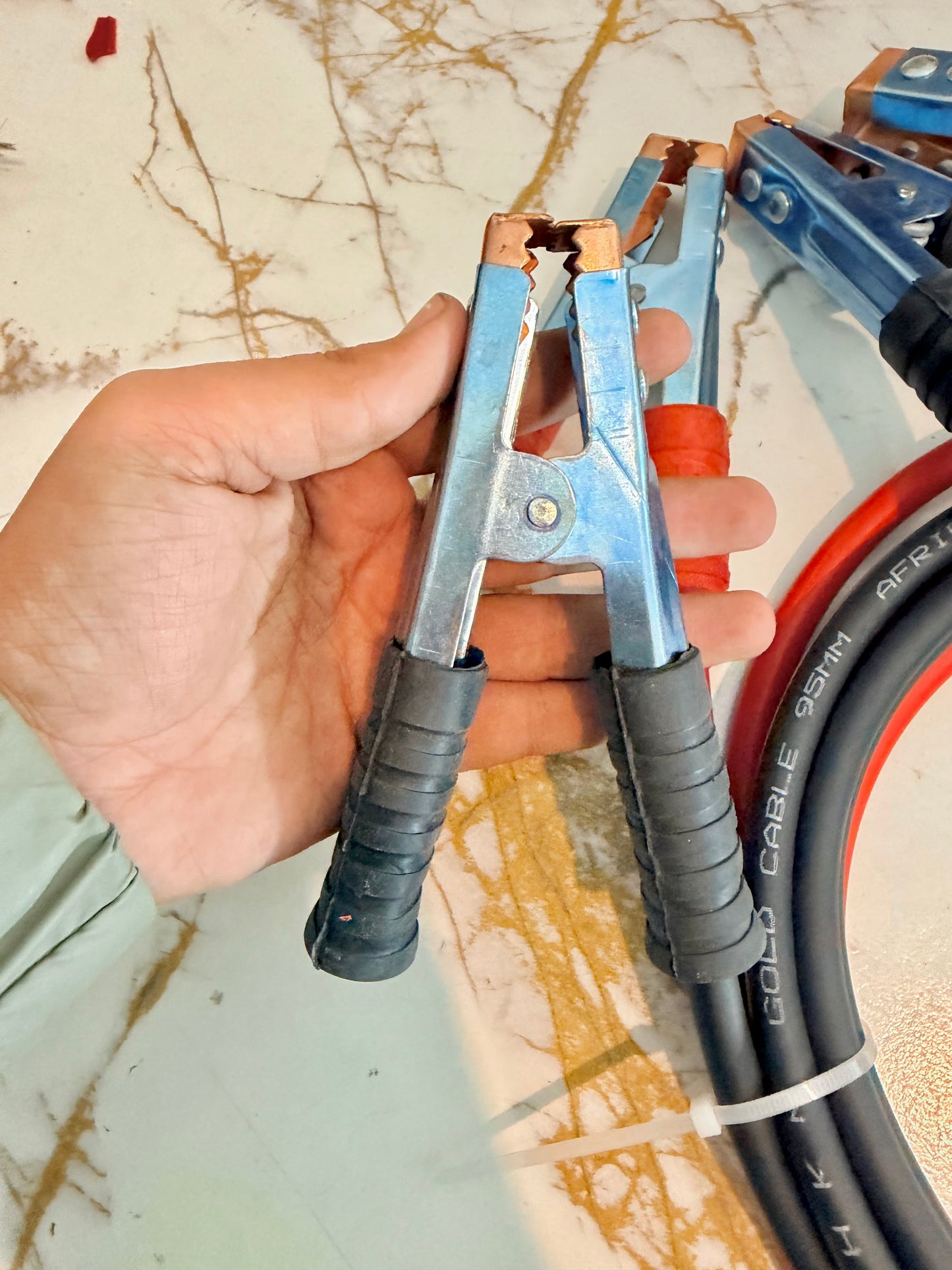 🚗⚡ Emergency Car Jumper Starter Cable (300–600 AMP) Heavy-Duty Clips | 6ft & 9ft Options | Copper-Coated