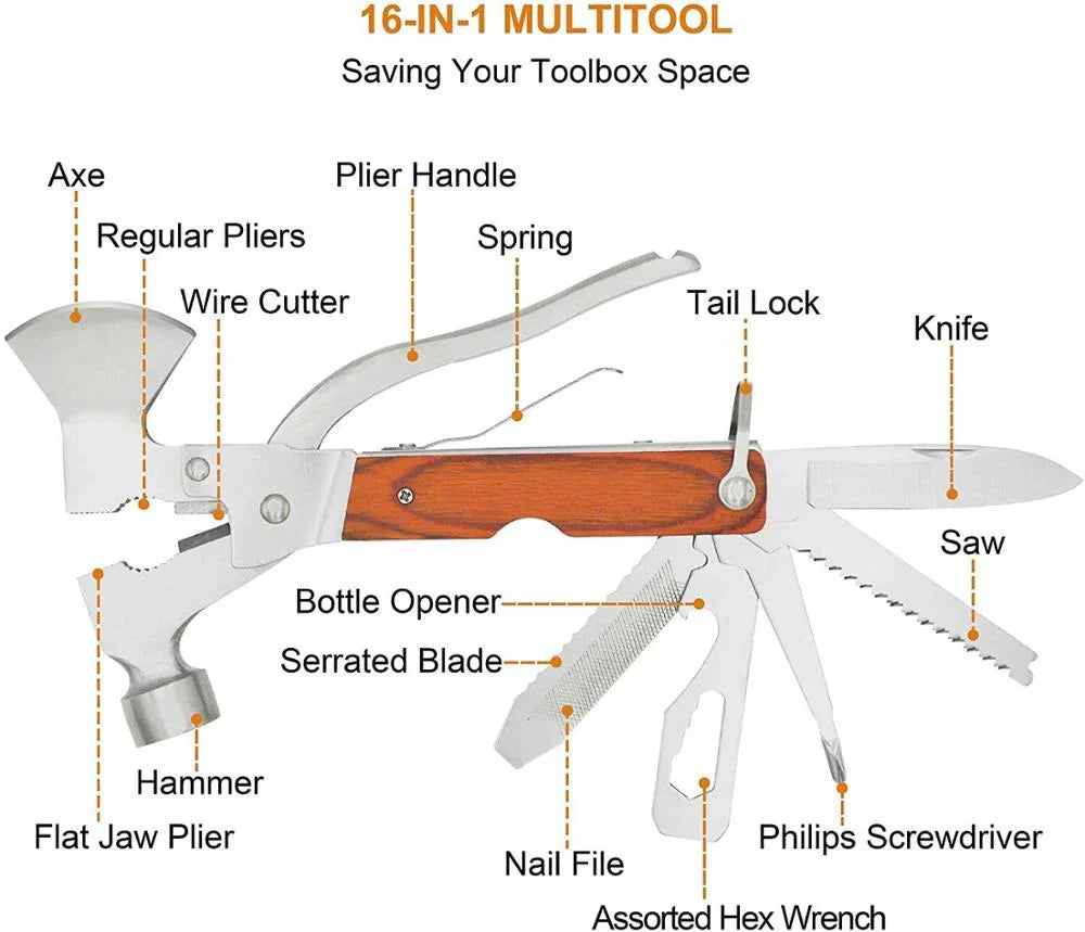 Lot Imported 16 in 1 Multi Purpose Tool  | AwamiImport.com