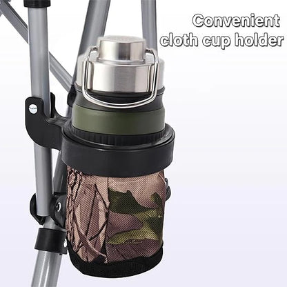 Portable Camping Chair with Cup Holder & Side Pocket – Lightweight & Durable | AwamiImport.com