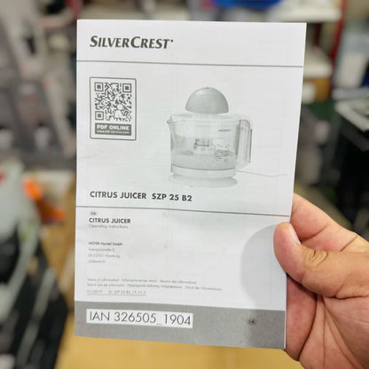 Silver Crest Electric Citrus Juicer – Fresh Juice in Seconds | AwamiImport.com