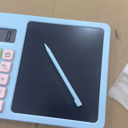 2-in-1 Calculator with LCD Writing Board ZY-2208 – Digital Calculator + Smart Writing Tablet