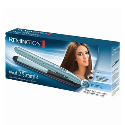 REMINGTON S7300 Wet 2 Straight Ceramic Hair Straightener – Frizz-Resist Micro Conditioners for Silky Smooth Hair