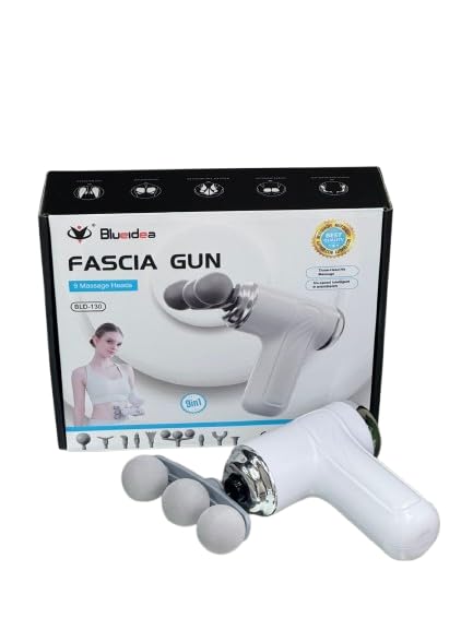 Fascia Gun 9-in-1 Deep Tissue Massage Gun – Powerful Muscle Recovery Device BLD-780