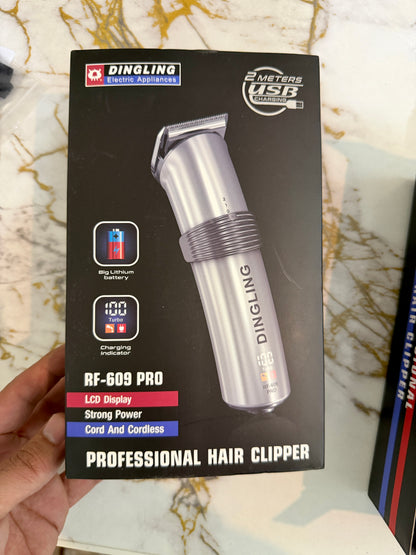 Dingling RF-609 PRO Professional Trimmer – With Digital Display |