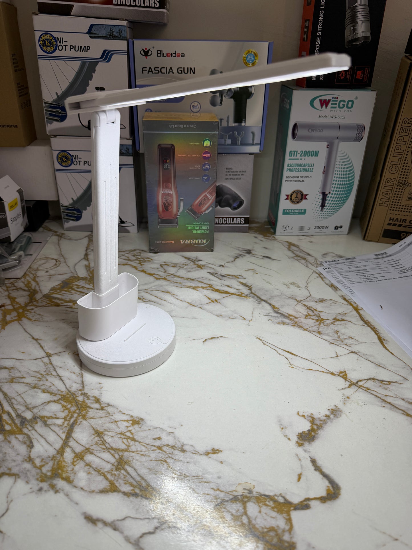 Multifunctional Reading Lamp C81 – Rechargeable LED Study Lamp (4–5 Hours Battery Backup)