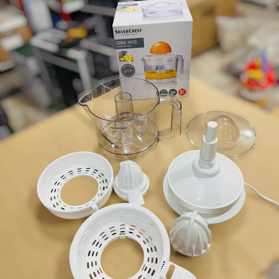 Silver Crest Electric Citrus Juicer – Fresh Juice in Seconds | AwamiImport.com
