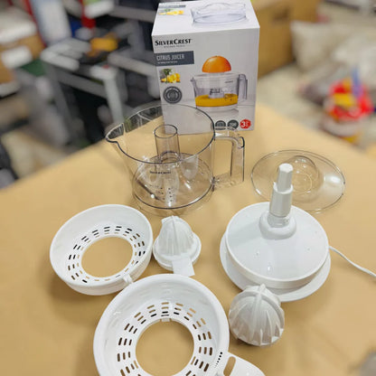 Silver Crest Electric Citrus Juicer – Fresh Juice in Seconds | AwamiImport.com
