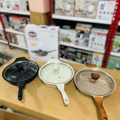 Granite 28cm Diamond Deep Fry Pan – Durable Non-Stick Cookware | AwamiImport.com