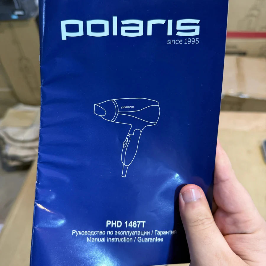 Polaris Switzerland Foldable Hair Dryer – Compact, Powerful & Travel-Friendly | AwamiImport.com