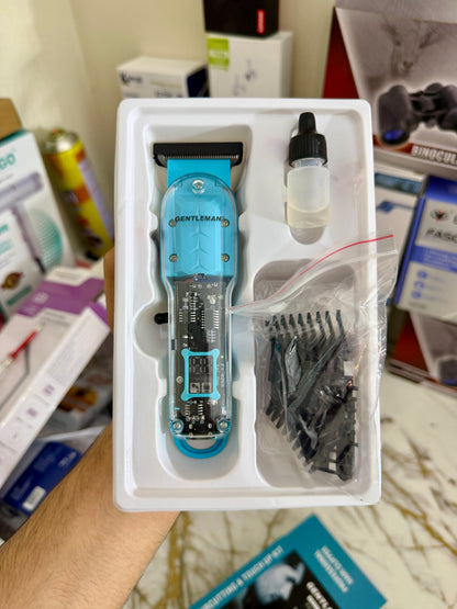 Gentlemen gt 8268 Professional Hair Trimmer with LED Display & Transparent Body – 180 Min Runtime