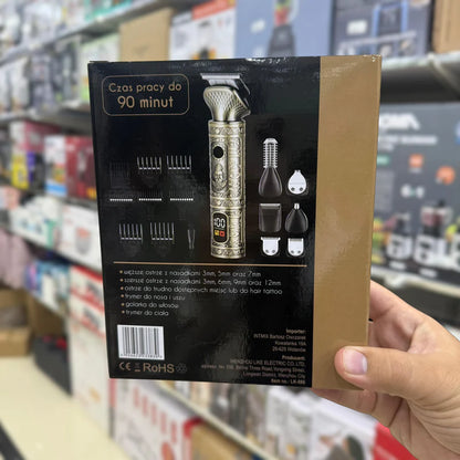 Electo 7-in-1 Multi-Grooming Kit – All-in-One Hair, Beard & Body Trimmer