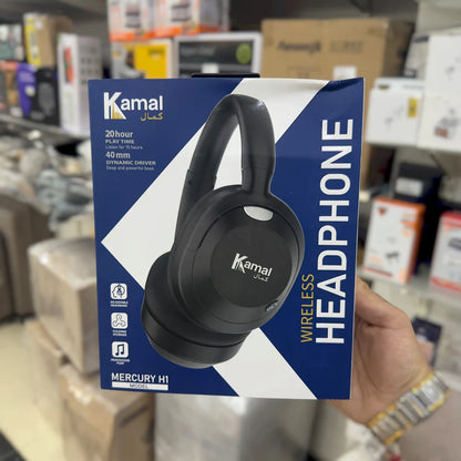 Kamal Mercury H1 Wireless Gaming Headphones – 20 Hour Playtime, Bass Boost & Type-C Charging |