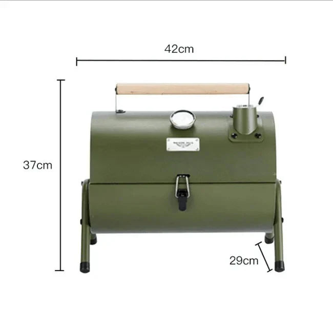 Charcoal BBQ Grill with Chimney – Portable & Smokeless Grilling | AwamiImport.com