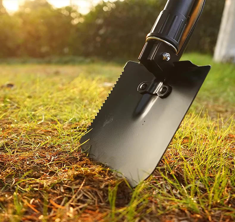 Heavy-Duty Foldable Camping Shovel – Compact & Multi-Purpose Tool [AwamiImport.com