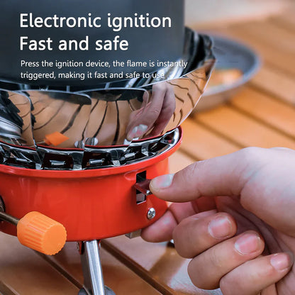 Outdoor Windproof Camping Stove With Butane Bottle  | AwamiImport.com