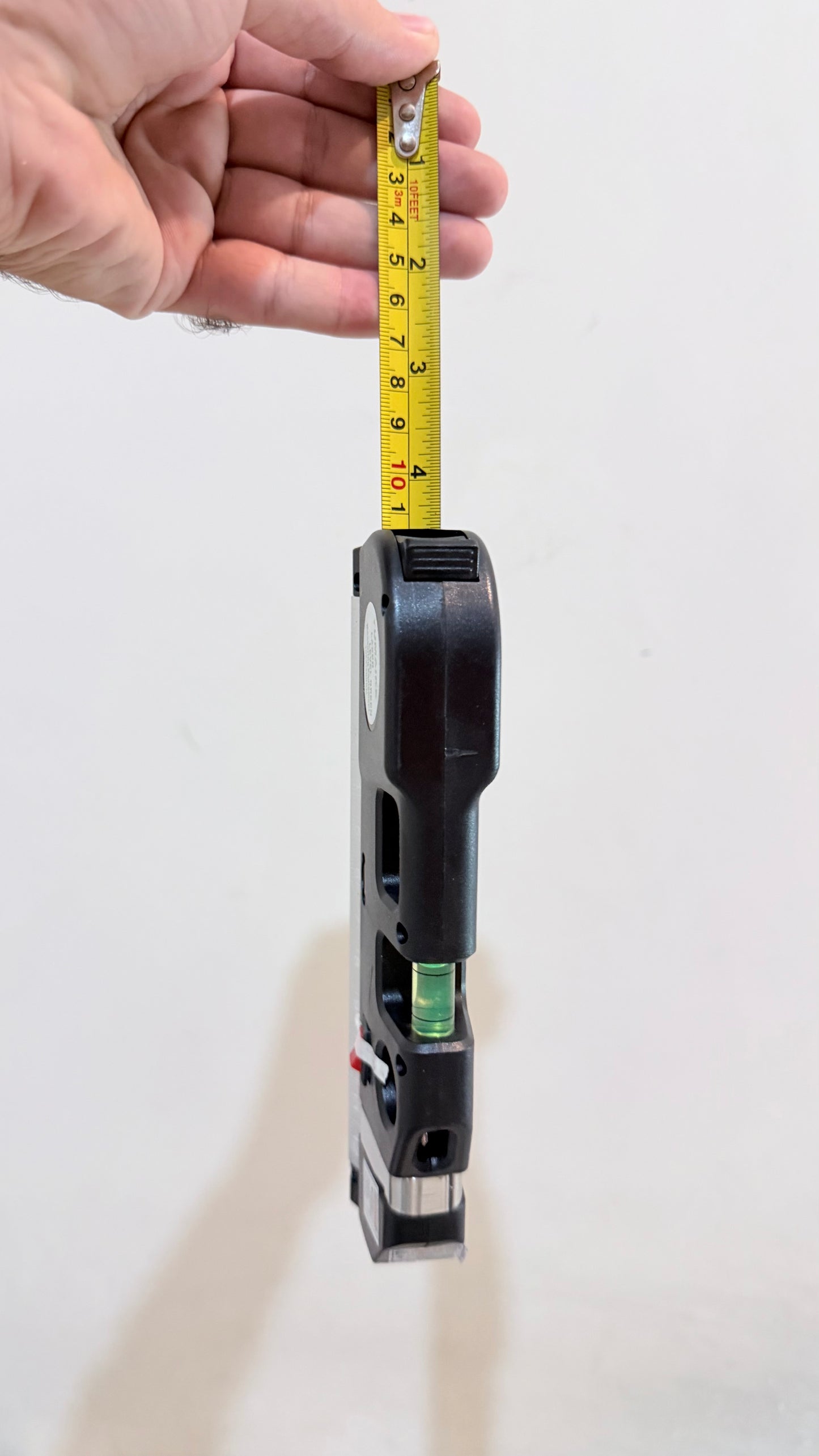 8-in-1 Laser Level Measure with Steel Tape – Multipurpose Measuring Tool with Laser & Scale |