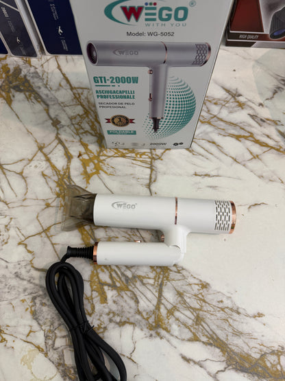 WEGO Foldable Hair Dryer – Compact Fast Drying with 1 Year Warranty | AwamiImport.com
