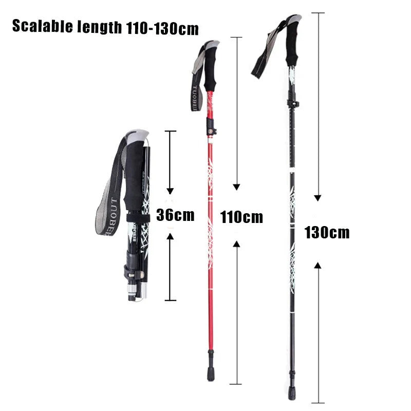 High-Quality Foldable Hiking Stick – Lightweight & Durable Trekking Pole | AwamiImport.com