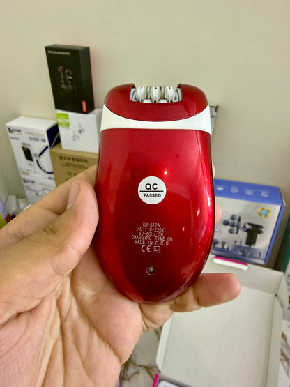 3-in-1 Portable Ladies Epilator & Shaver KM519A – Painless Hair Removal |