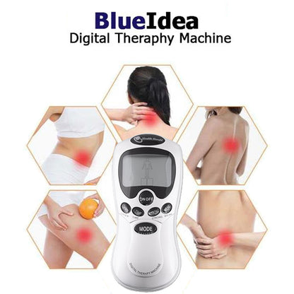 Blueidea Digital Therapy & Massage Machine – Electronic Pulse Massager for Pain Relief & Muscle Relaxation