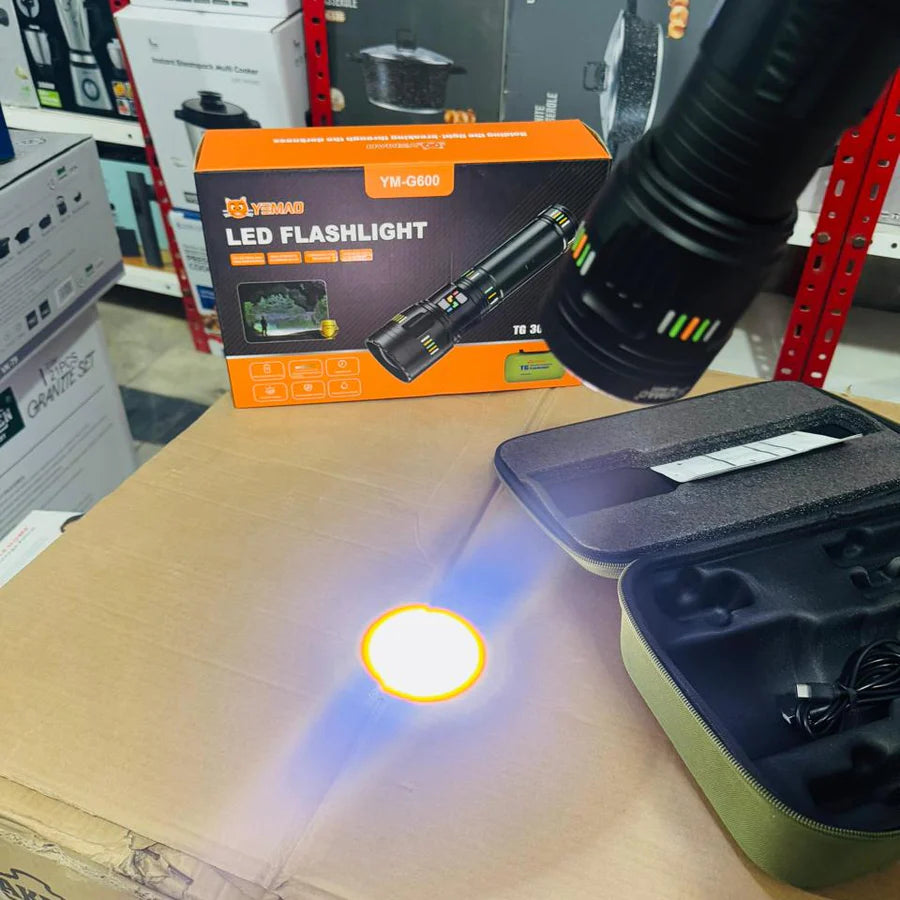 Yemao High Power LED Flashlight – Ultra-Bright & Long-Range Torch | AwamiImport.com