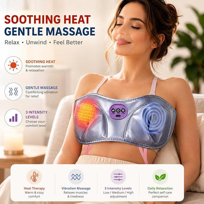 Women's Chest Massager KL-2022 – Comfort Massage & Gentle Vibration for Daily Relaxation | Recharg Massager