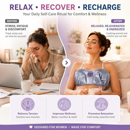Women's Chest Massager KL-2022 – Comfort Massage & Gentle Vibration for Daily Relaxation | Recharg Massager