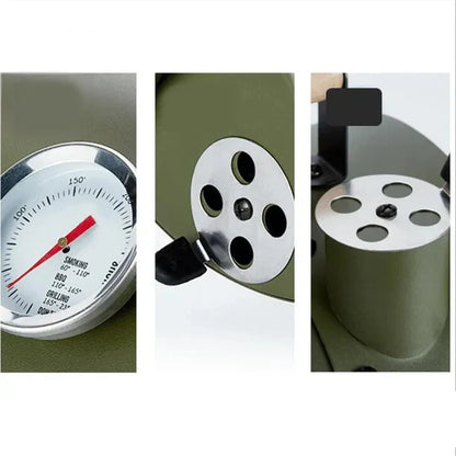 Charcoal BBQ Grill with Chimney – Portable & Smokeless Grilling | AwamiImport.com