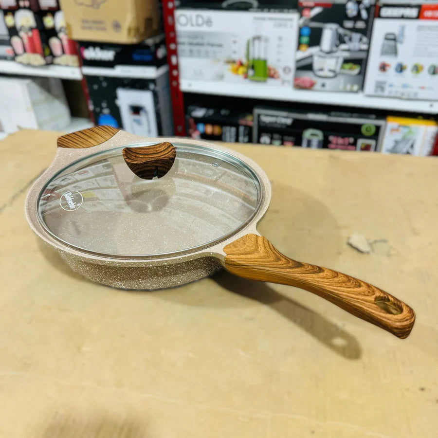 Granite 28cm Diamond Deep Fry Pan – Durable Non-Stick Cookware | AwamiImport.com