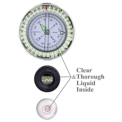 High Precision Military Lensatic Compass – Reliable Outdoor Navigation | AwamiImport.com