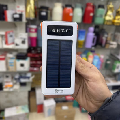 Kamal 50000mAh Solar Power Bank KPB53 – 22.5W Fast Charging Outdoor Backup |