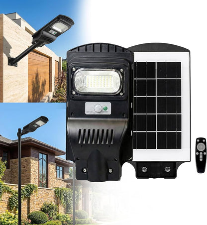 30W/60W/90W Solar LED Street Light – Motion Sensor Outdoor Waterproof Lamp with Remote |