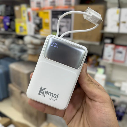 Kamal 30000mAh High Capacity Power Bank KPB3001 – Long Backup Fast Charging |