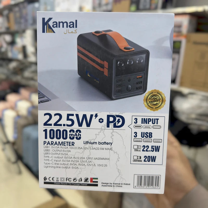 Kamal 100,000mAh Ghauri Power Bank KPB1101  Fast Charging Beast |