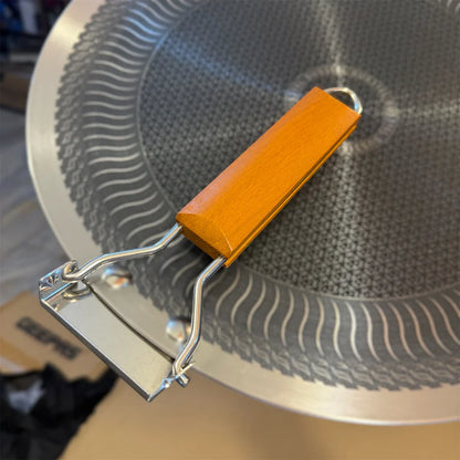 Foldable Handle Honeycomb Laser Coated Tawa – Premium Non-Stick Cookware | AwamiImport.com