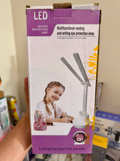 Multifunctional Reading Lamp C81 – Rechargeable LED Study Lamp (4–5 Hours Battery Backup)