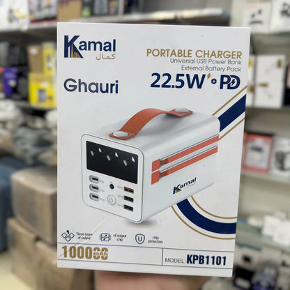 Kamal 100,000mAh Ghauri Power Bank KPB1101  Fast Charging Beast |