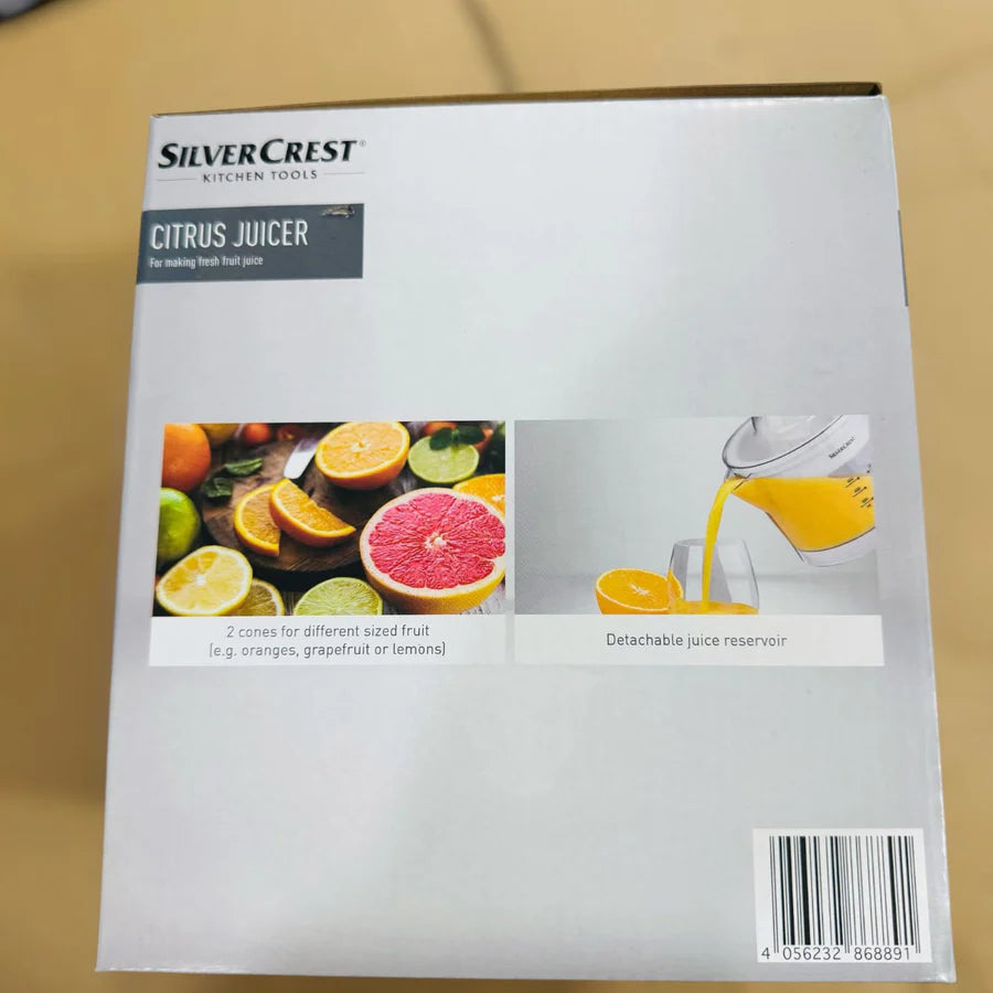Silver Crest Electric Citrus Juicer – Fresh Juice in Seconds | AwamiImport.com