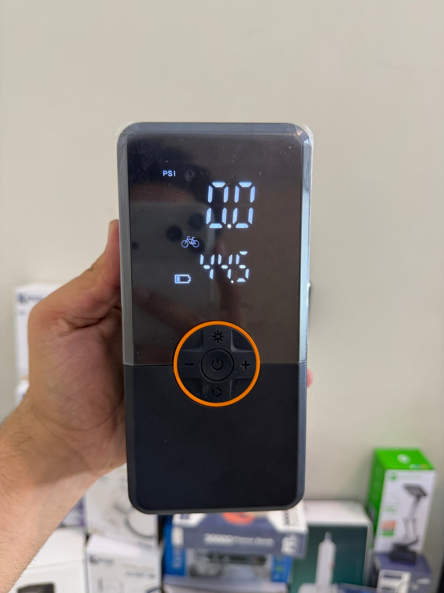 3-in-1 1000A Tyre inflator 36 psi+ Car Jump Starter + power bank  – 12V Battery Booster & 60W Power Bank | AwamiImport.com