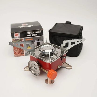 Small Portable Camping Stove With Butane Bottle  [ AwamiImport.com
