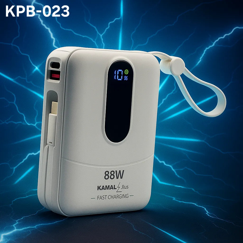 Kamal 88W Digital Super Fast Charging Power Bank|20000 MAH KBP-023