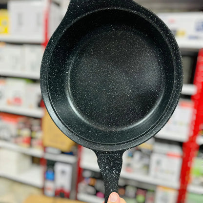 Granite 28cm Diamond Deep Fry Pan – Durable Non-Stick Cookware | AwamiImport.com