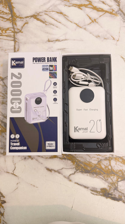 Kamal 88W Digital Super Fast Charging Power Bank|20000 MAH KPB-023 | made in Dubai 🇦🇪