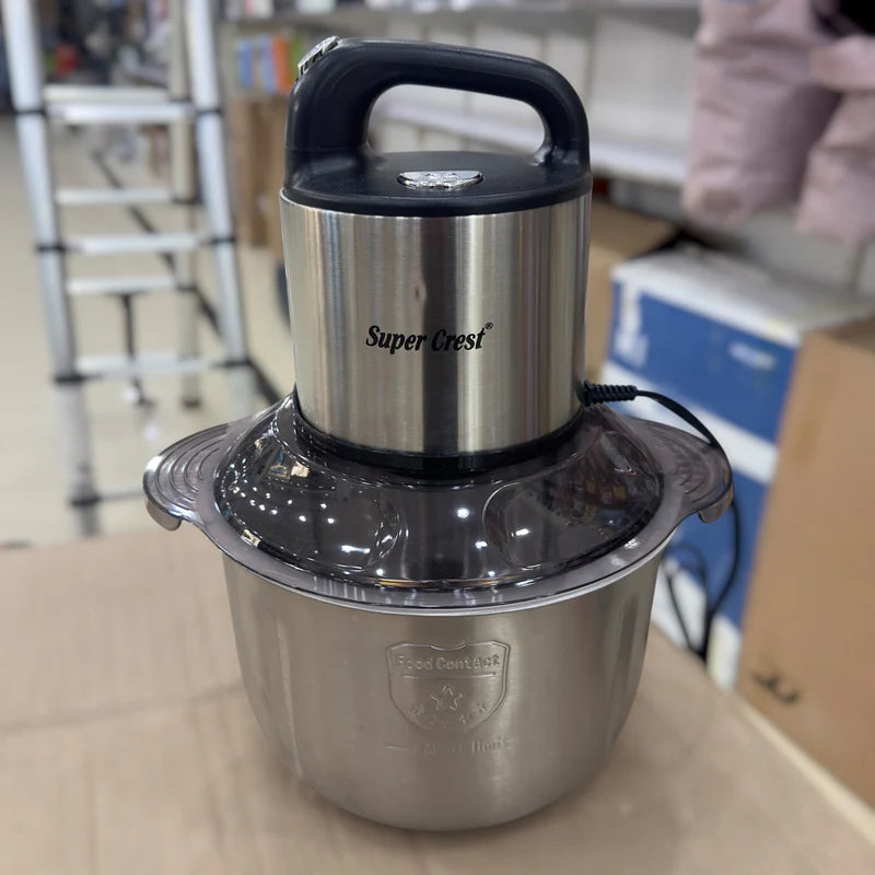 Super Crest SCT-2014 5L Food Chopper – 1500W Heavy Duty Electric Grinder